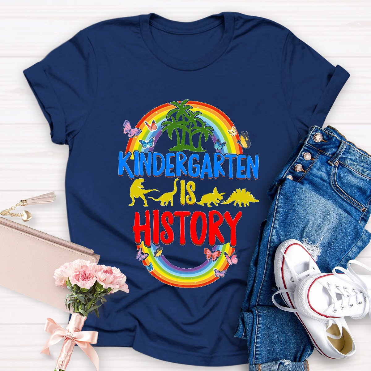 Kindergarten Is Histroy Teacher Shirt