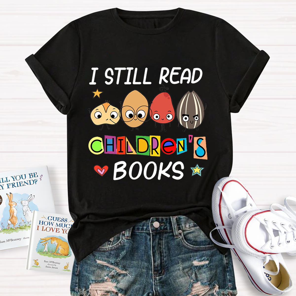 I Still Read Children's Books Teacher Life Premium T-Shirt