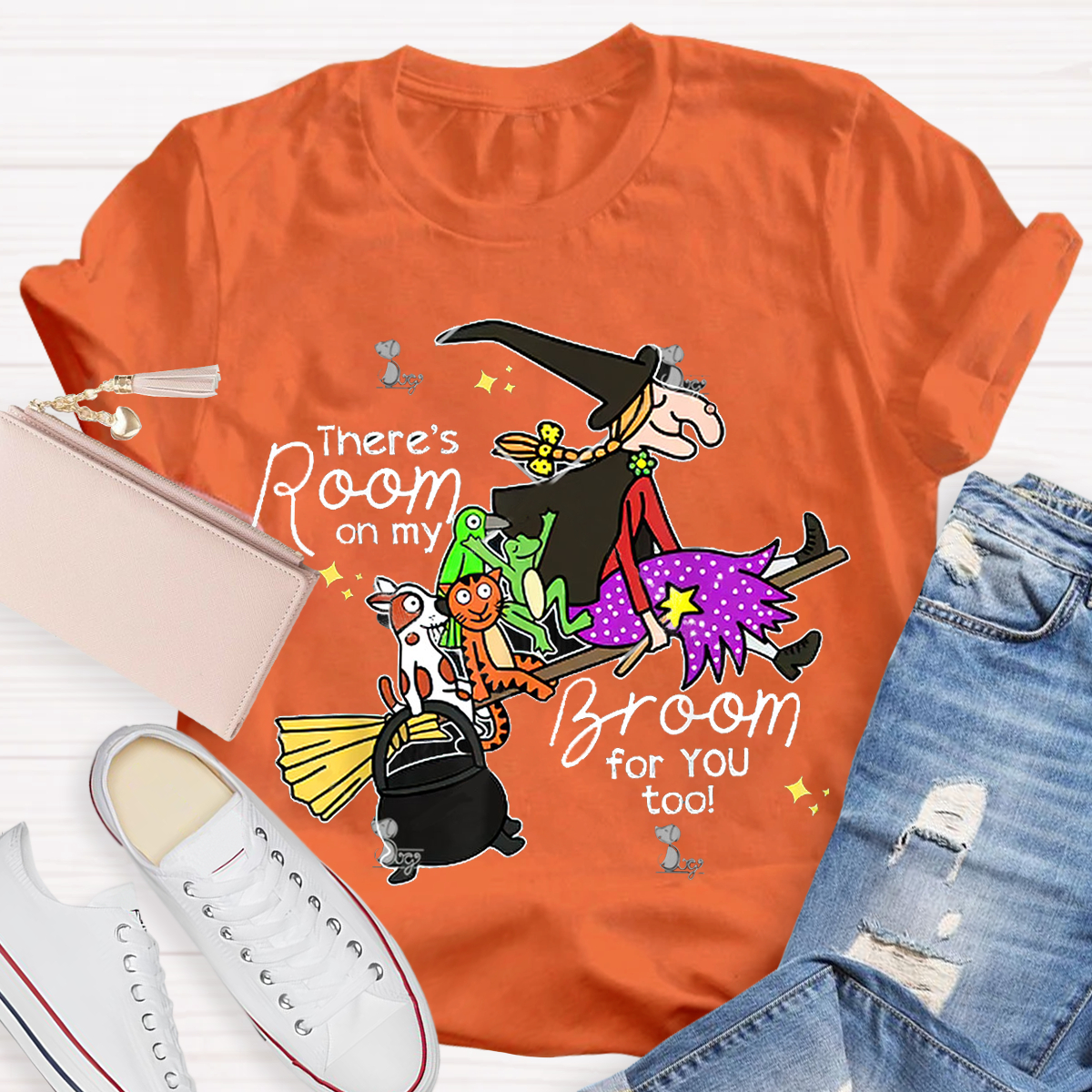 There's Room On My Broom For You Too Teacher T-Shirt