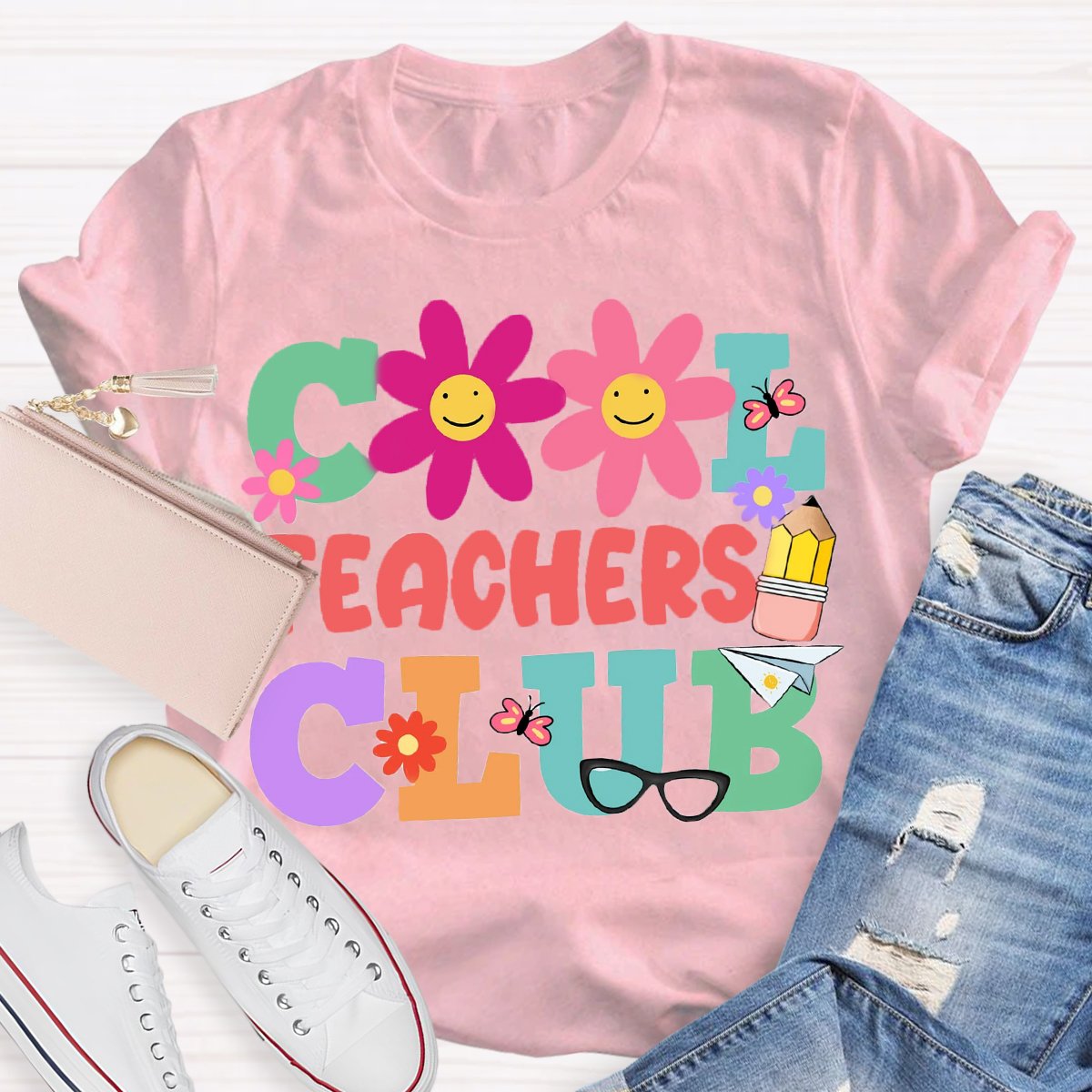 Cool Teachers Club Teacher's Day T-Shirt