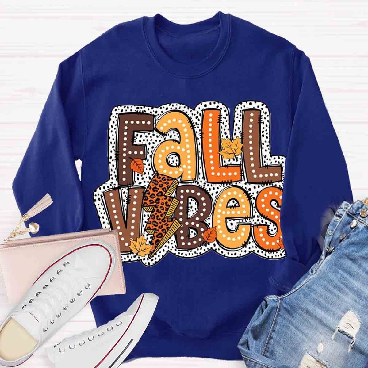 Fall Vibes Retro Sweatshirt