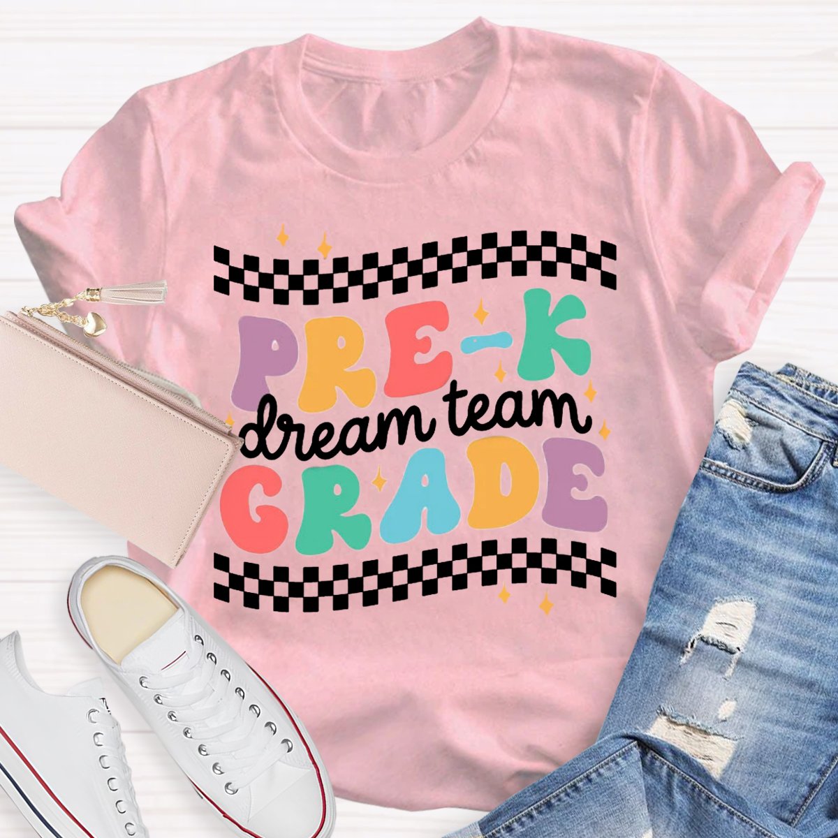 Personalized Grade Dream Team Back To School T-shirt