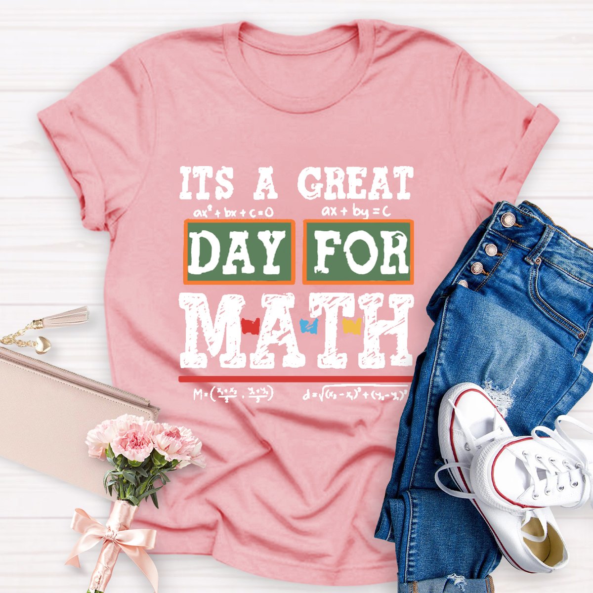 It's A Great Day For Math Teacher Shirt