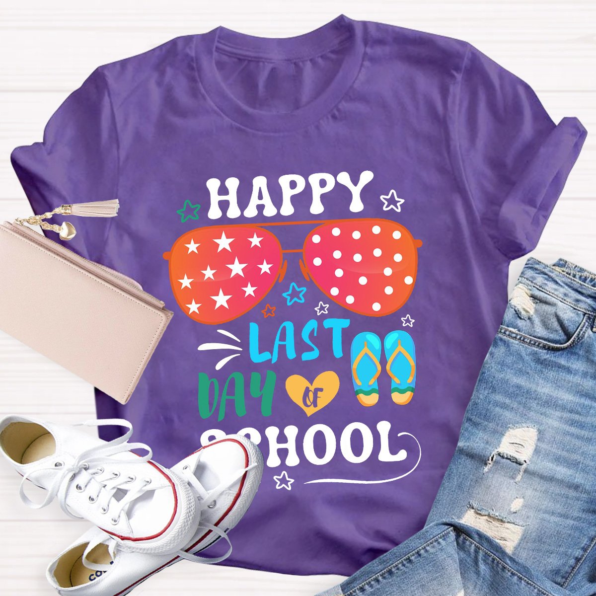 Happy Last Day Of School Funny Teacher Shirt