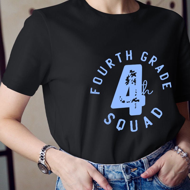 Personalized Grade Squad Teacher T-Shirt