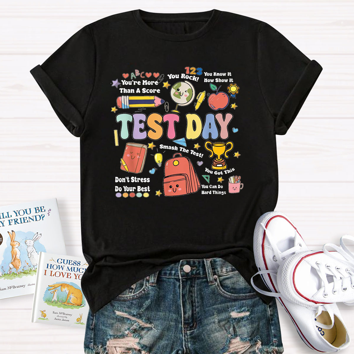 Don't Stress Do Your Best Test Day T-Shirt