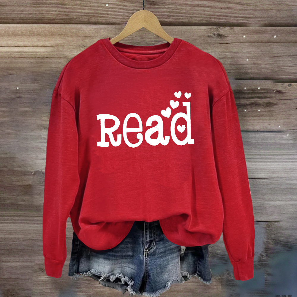 Read Lover Teacher Sweatshirt