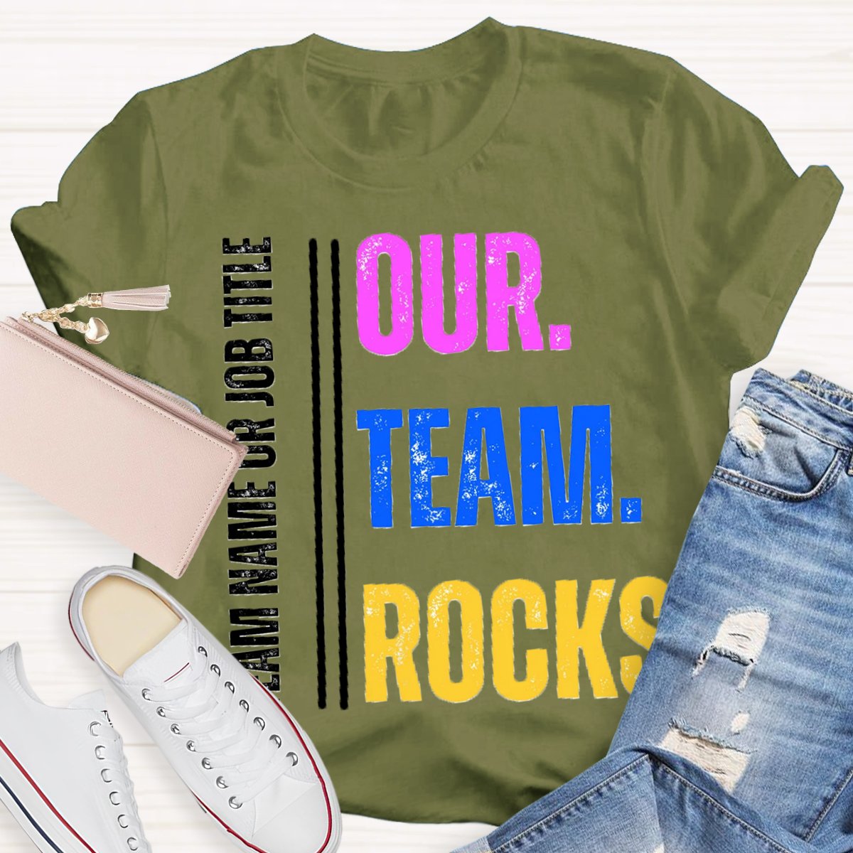 Personalized Team Name Coworker Teammate T Shirt