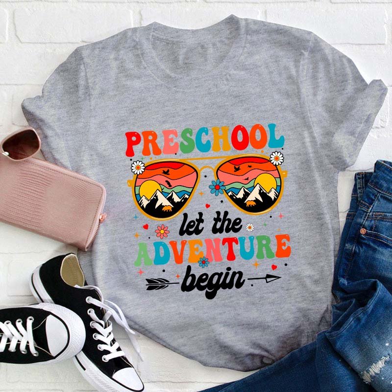 Personalized Let The Adventure Begin Teacher T-Shirt