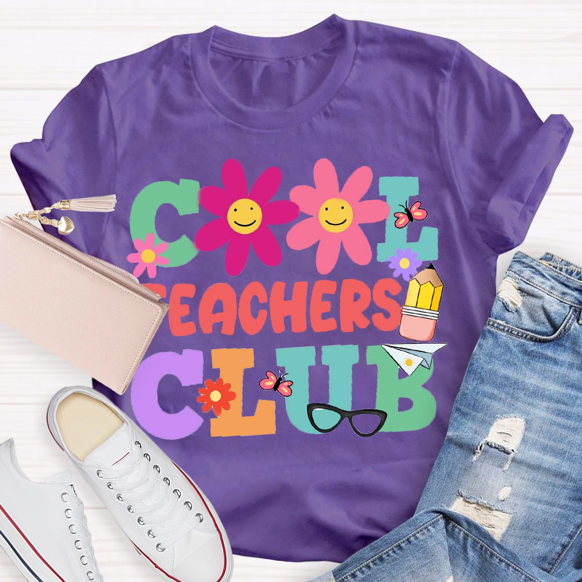 Cool Teachers Club Teacher's Day T-Shirt