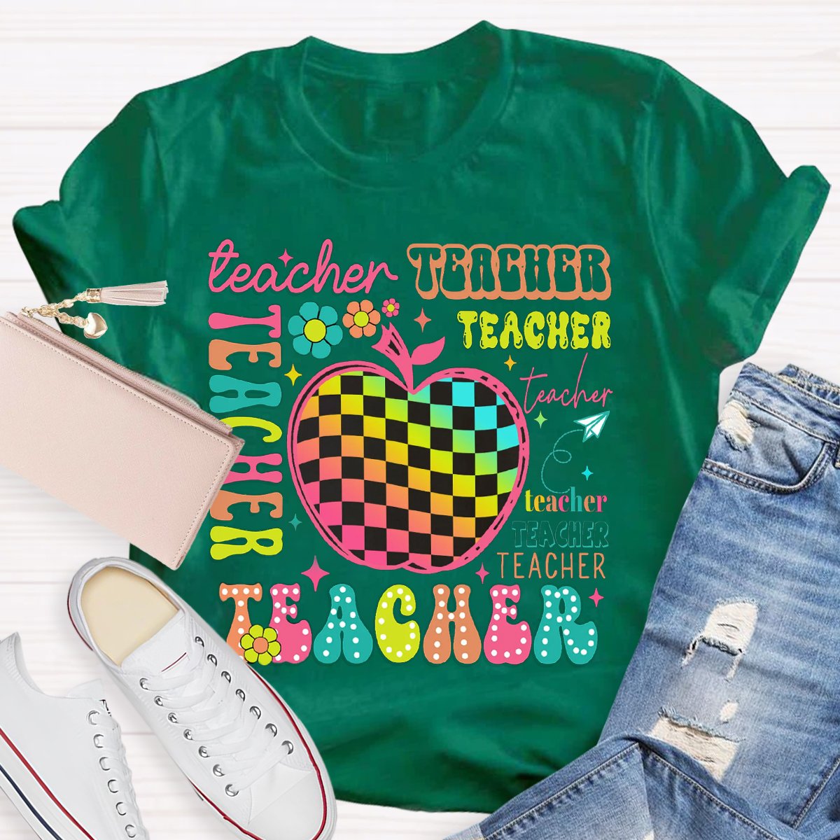 Back To School Apple Teacher Shirt