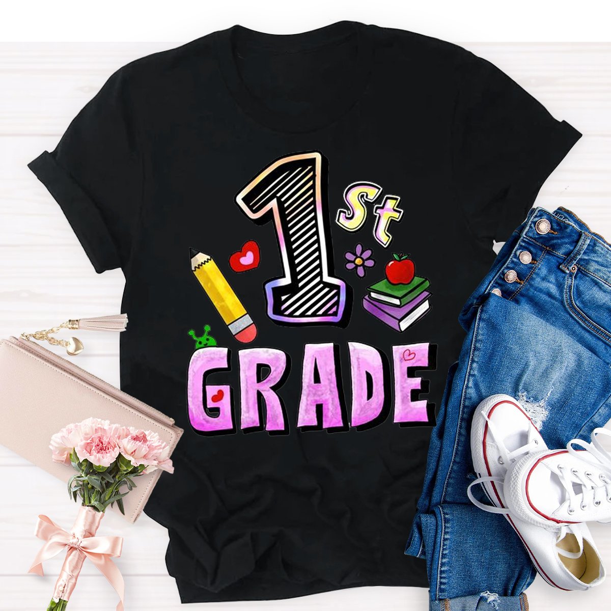 Personalized 1st Grade TeamTeacher Shirt