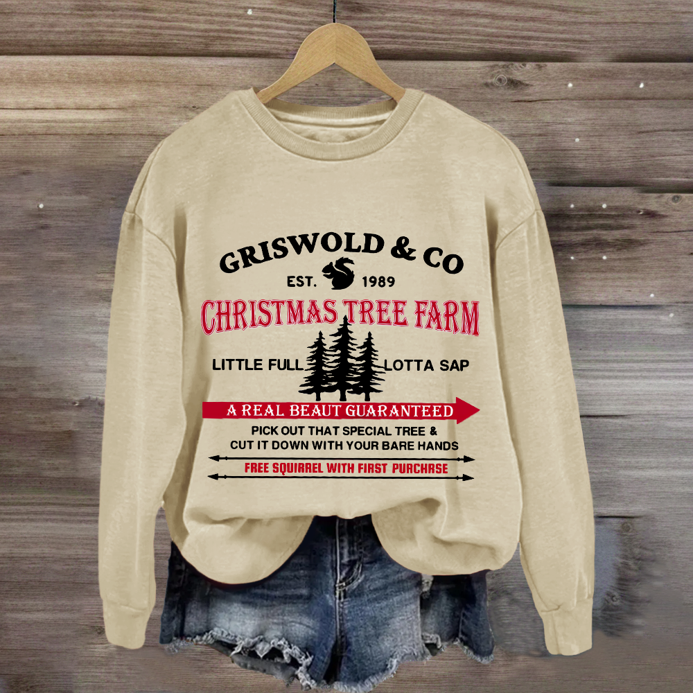 Griswold Co Christmas Tree Farm Sweatshirt