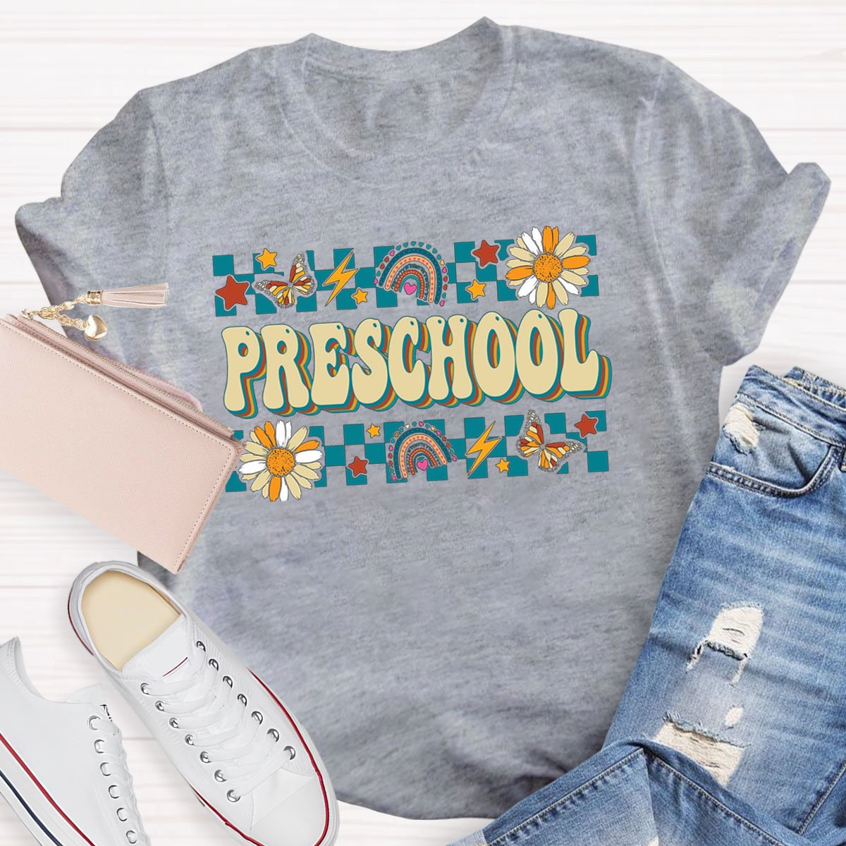 Personalized Design Grade With Butterfly T-Shirt