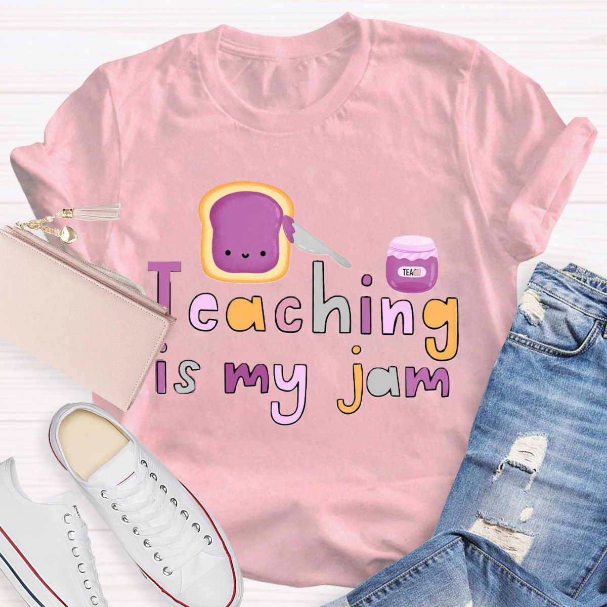 Teaching is my Jam Cute Teacher Shirt