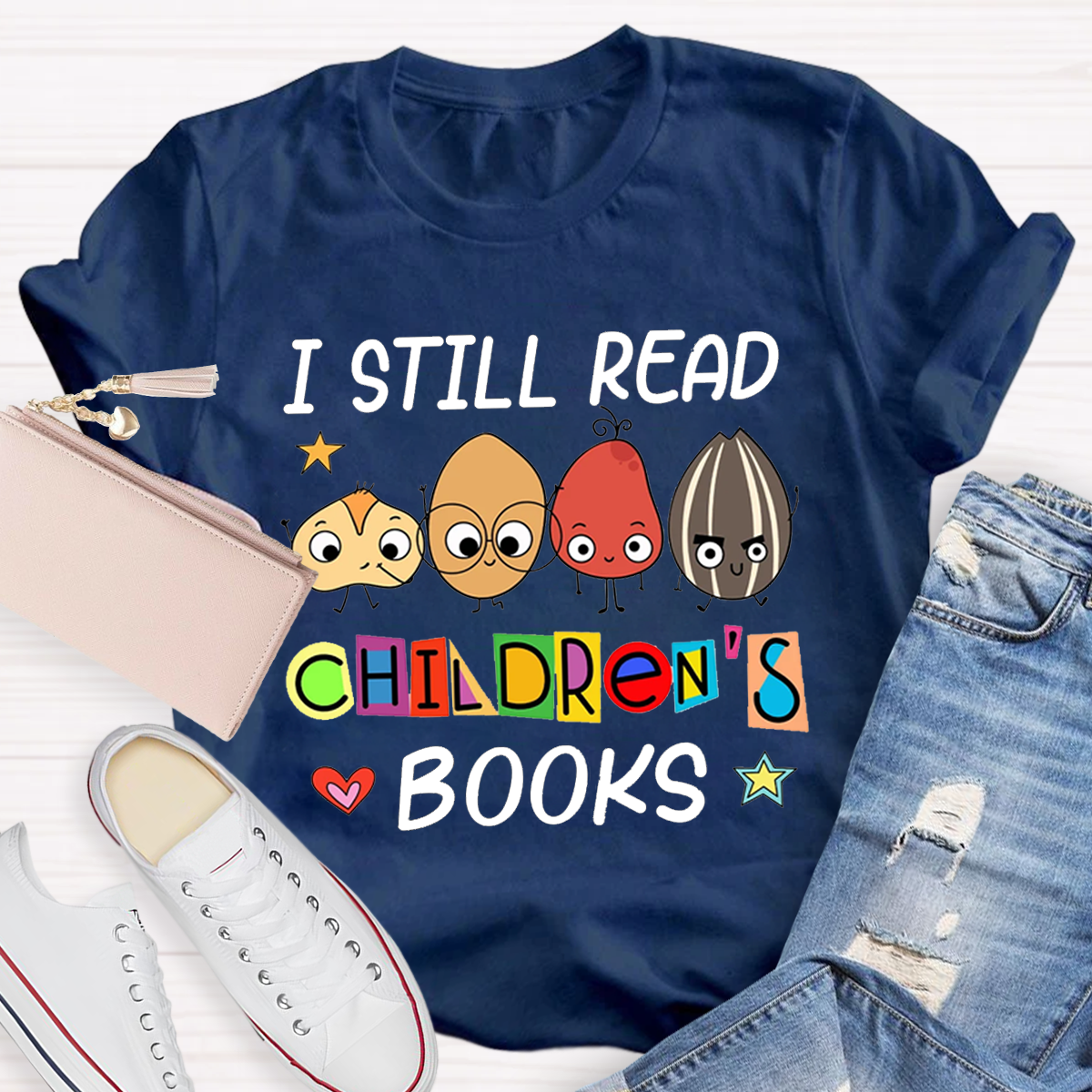 I Still Read Children's Books Teacher Life Premium T-Shirt