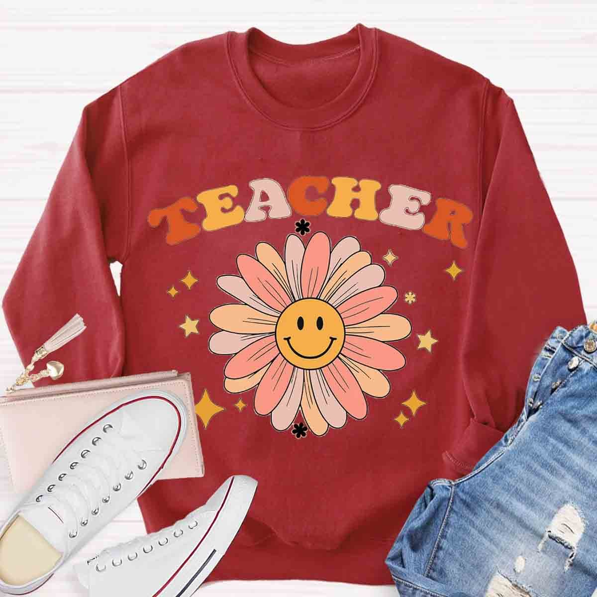 Sunflowers Teachers  Sweatshirt