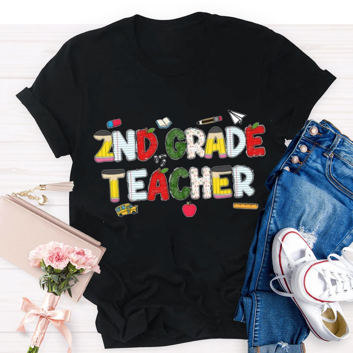 Personalized Grade Teacher Shirt