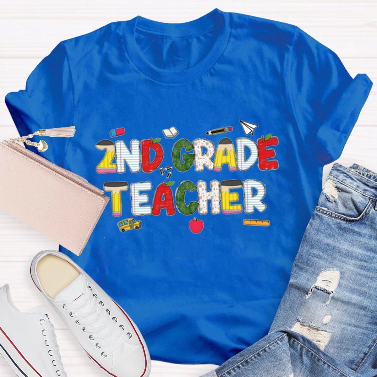 Personalized Grade Teacher Shirt