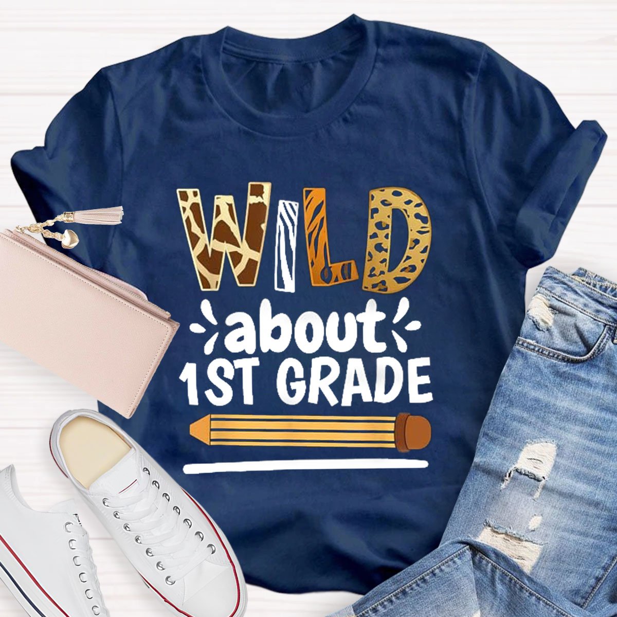 Personalized Your Grade Wild About T-Shirt