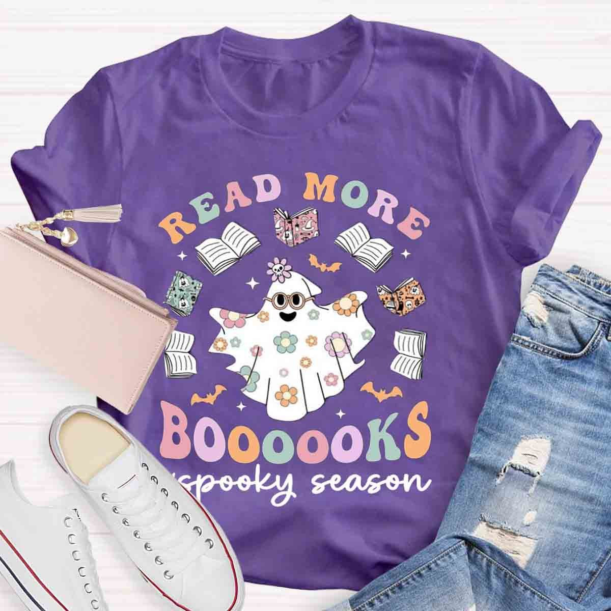 Read More Books Teacher Halloween Shirt