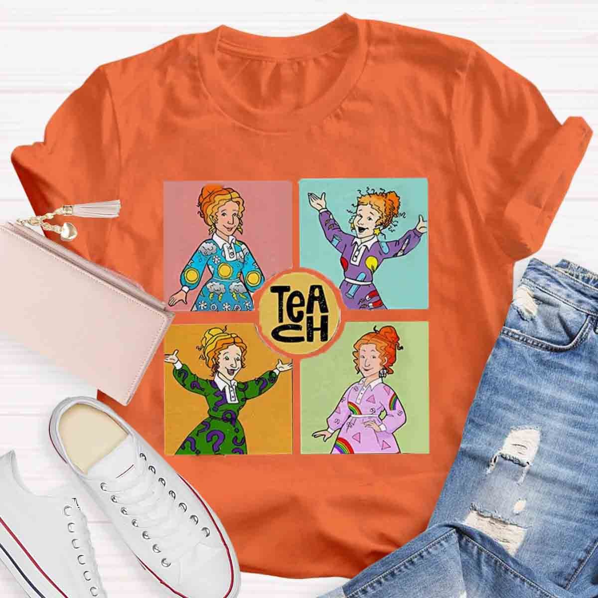 Teach Magic School Bus Teacher T-Shirt