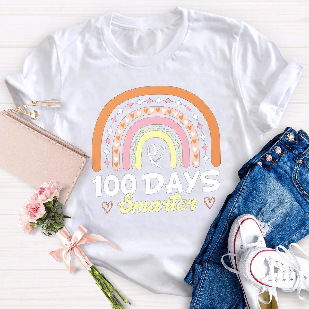 100 Days Smarter Teacher Shirt