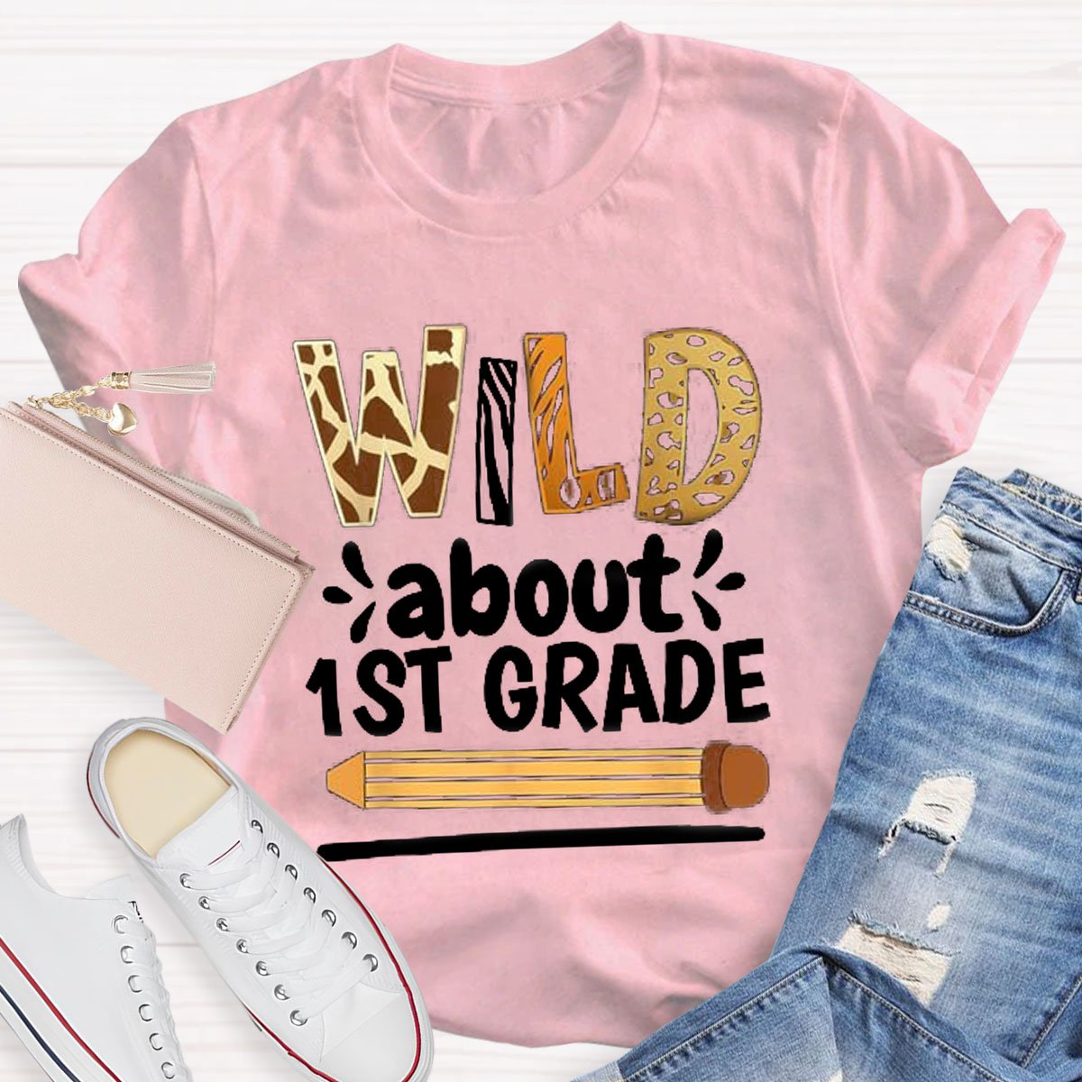 Personalized Your Grade Wild About T-Shirt