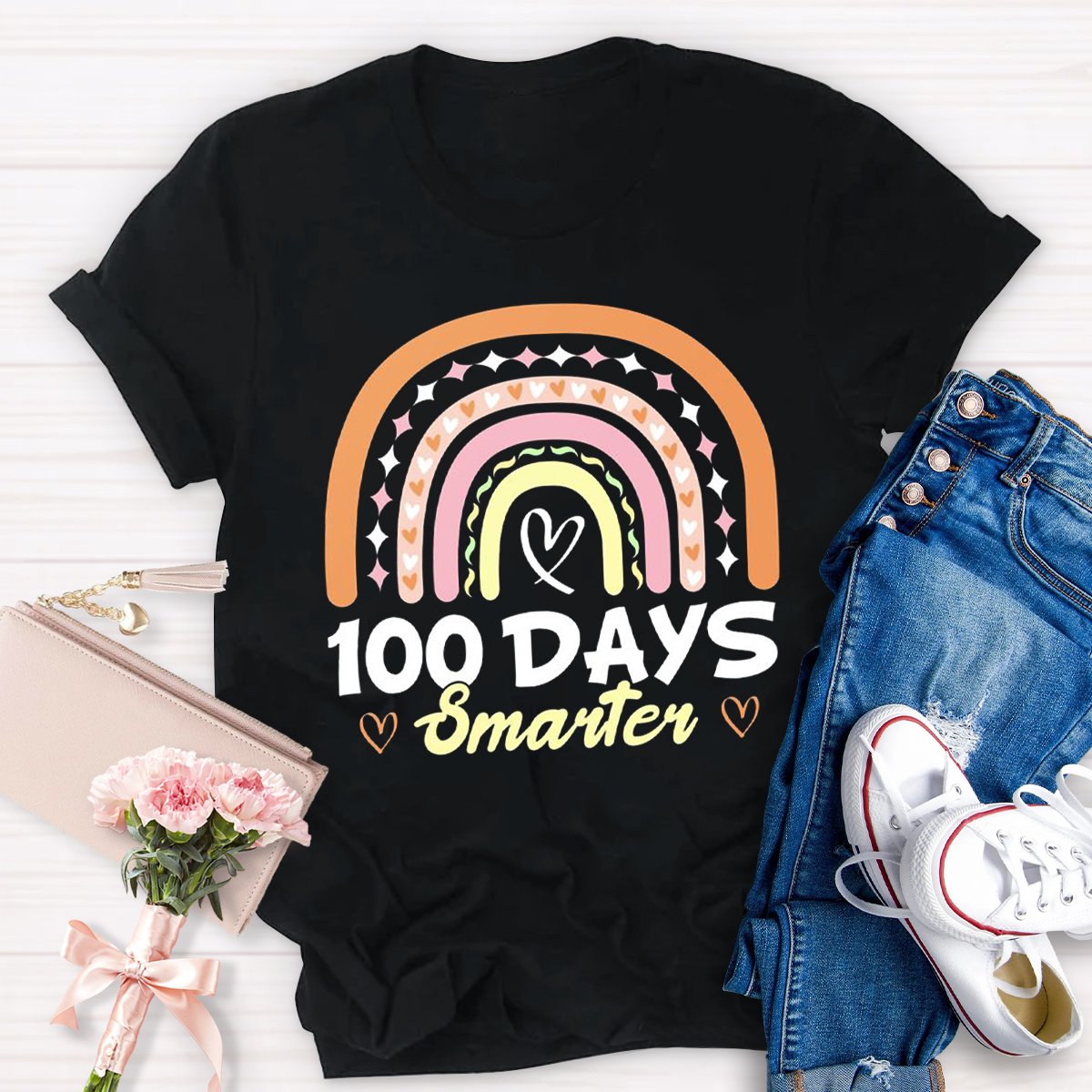 100 Days Smarter Teacher Shirt