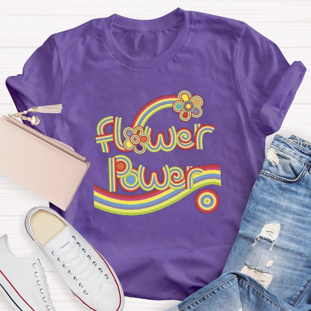 Flower Power Teacher Shirt