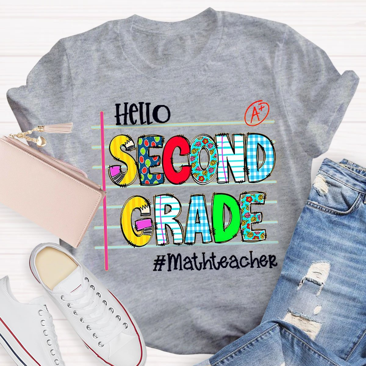 Personalized Grade And Name T-Shirt