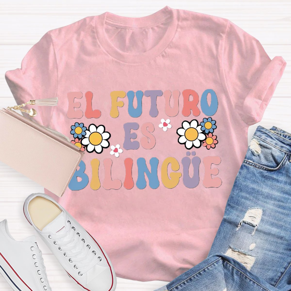 El Futuro Es Bilingüe Spanish Teacher Bilingual Teacher Shirt