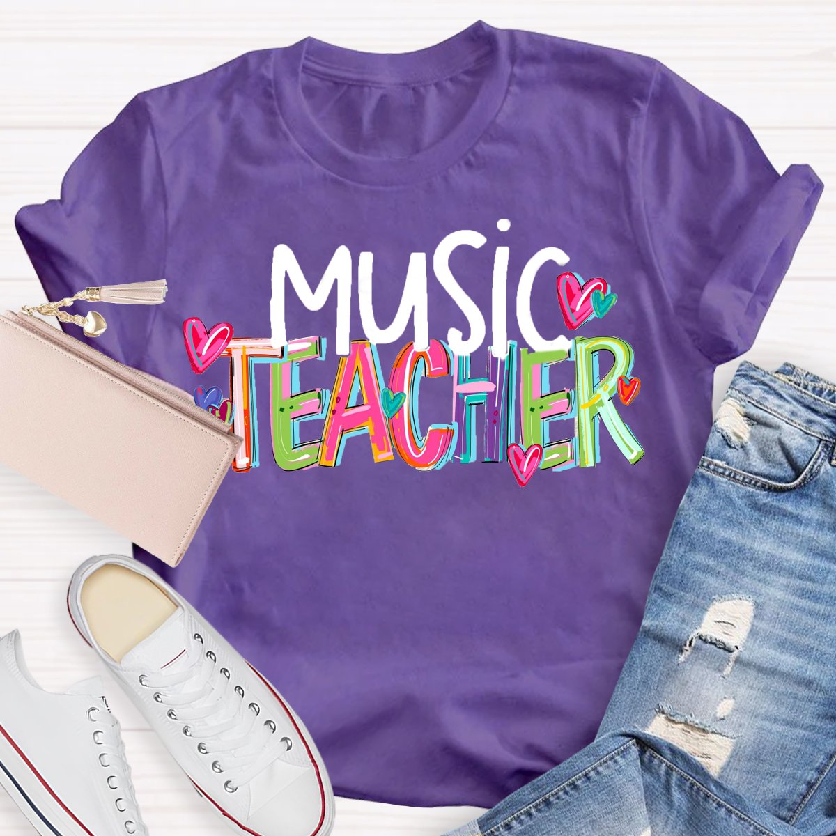 Personalized Subject Music Teacher T-Shirt