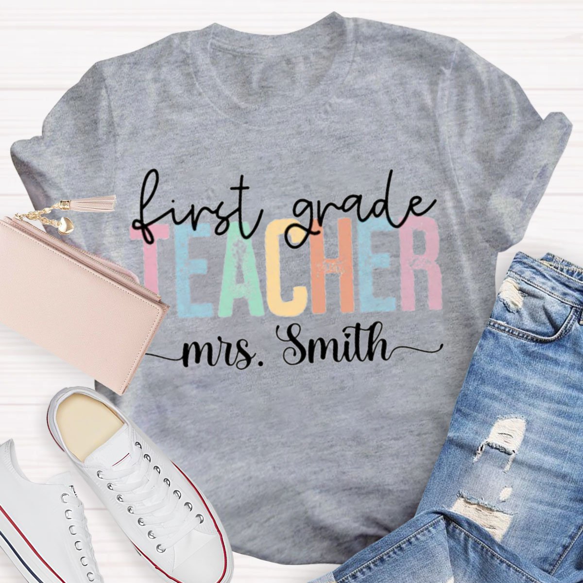 Personalized Your Grade And Name T-Shirt