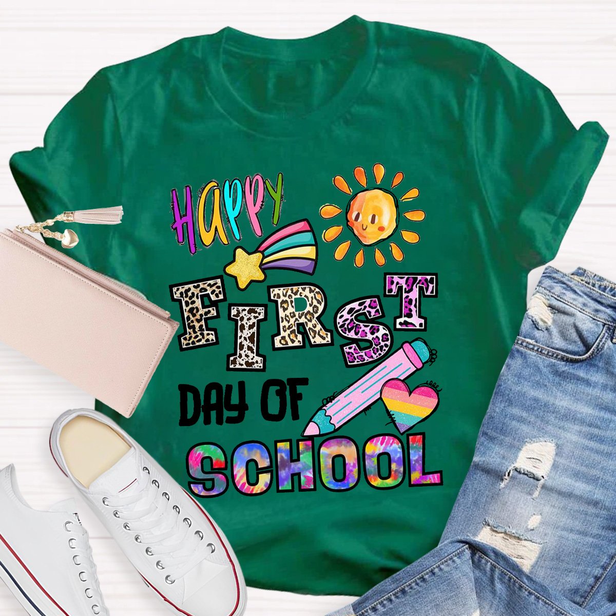 Happy First Day Of School Teacher Shirt