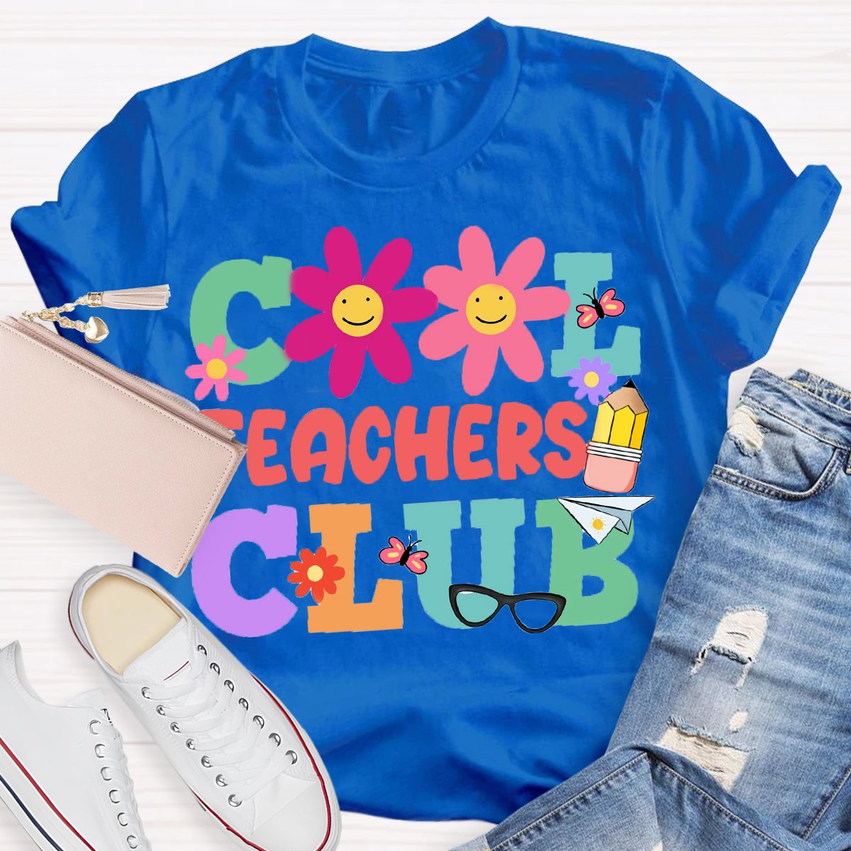 Cool Teachers Club Teacher's Day T-Shirt