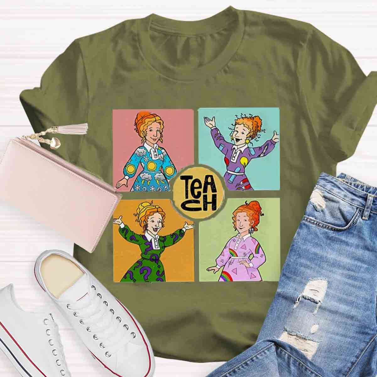 Teach Magic School Bus Teacher T-Shirt