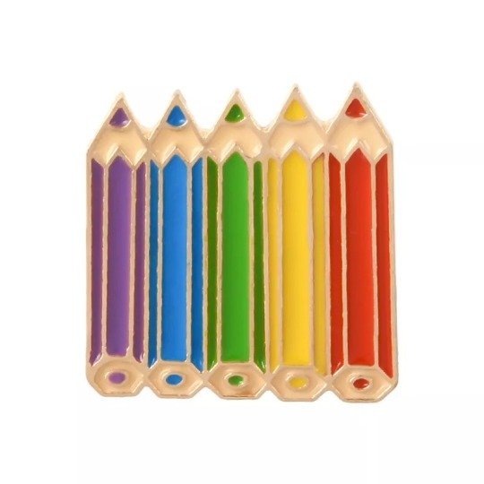 Colored Pencil Pin