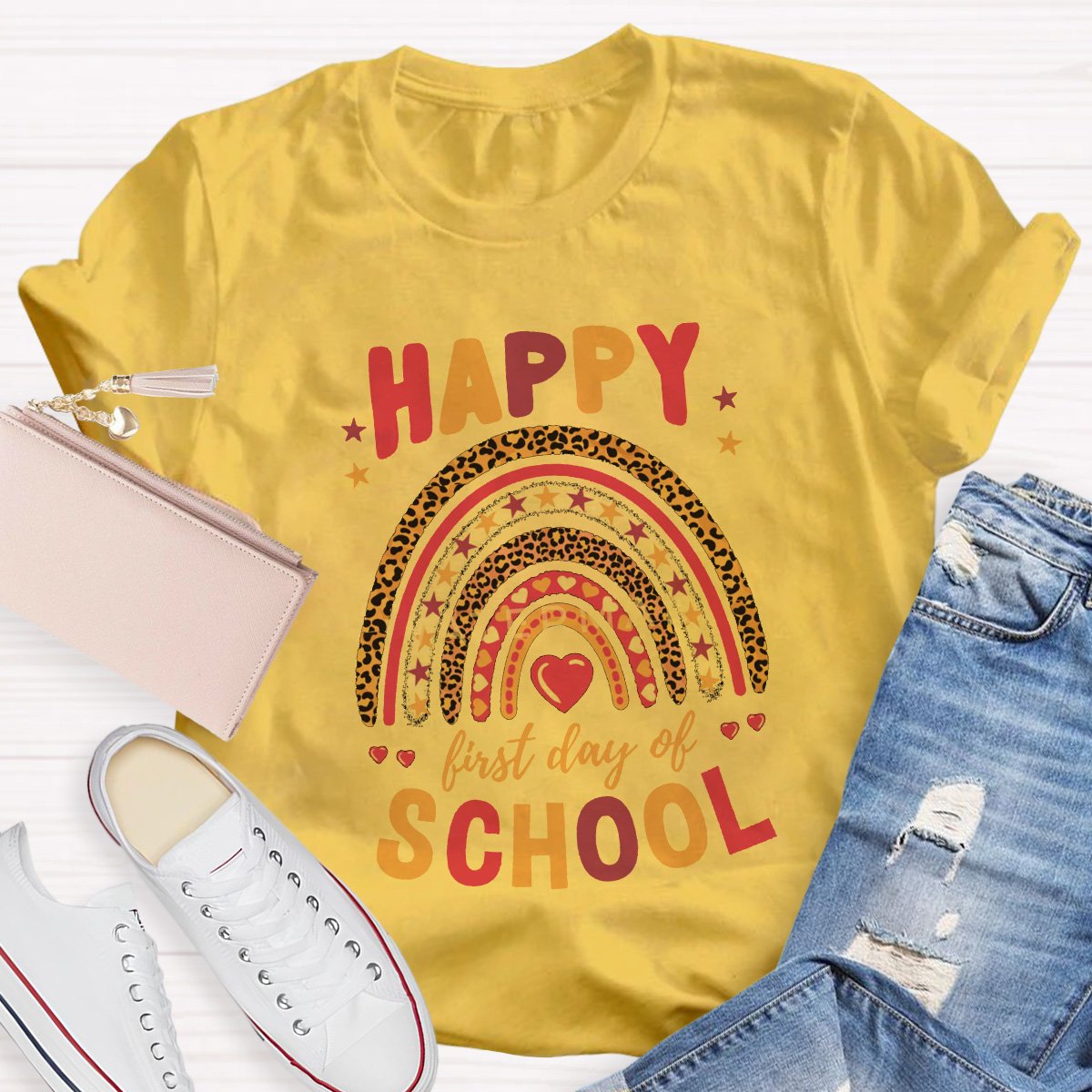 Happy First Day Of School Teacher Shirt