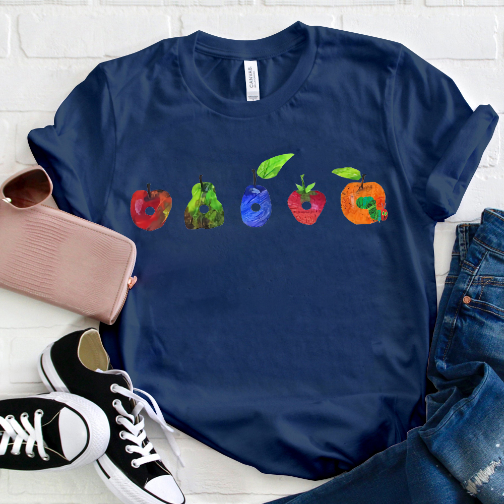 Fruits And Caterpillar T-Shirt