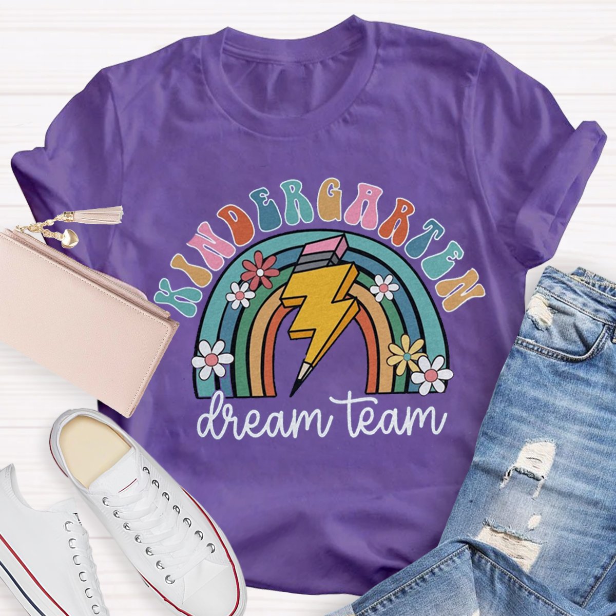 Personalized Kindergarten Dream TeamTeacher Shirt