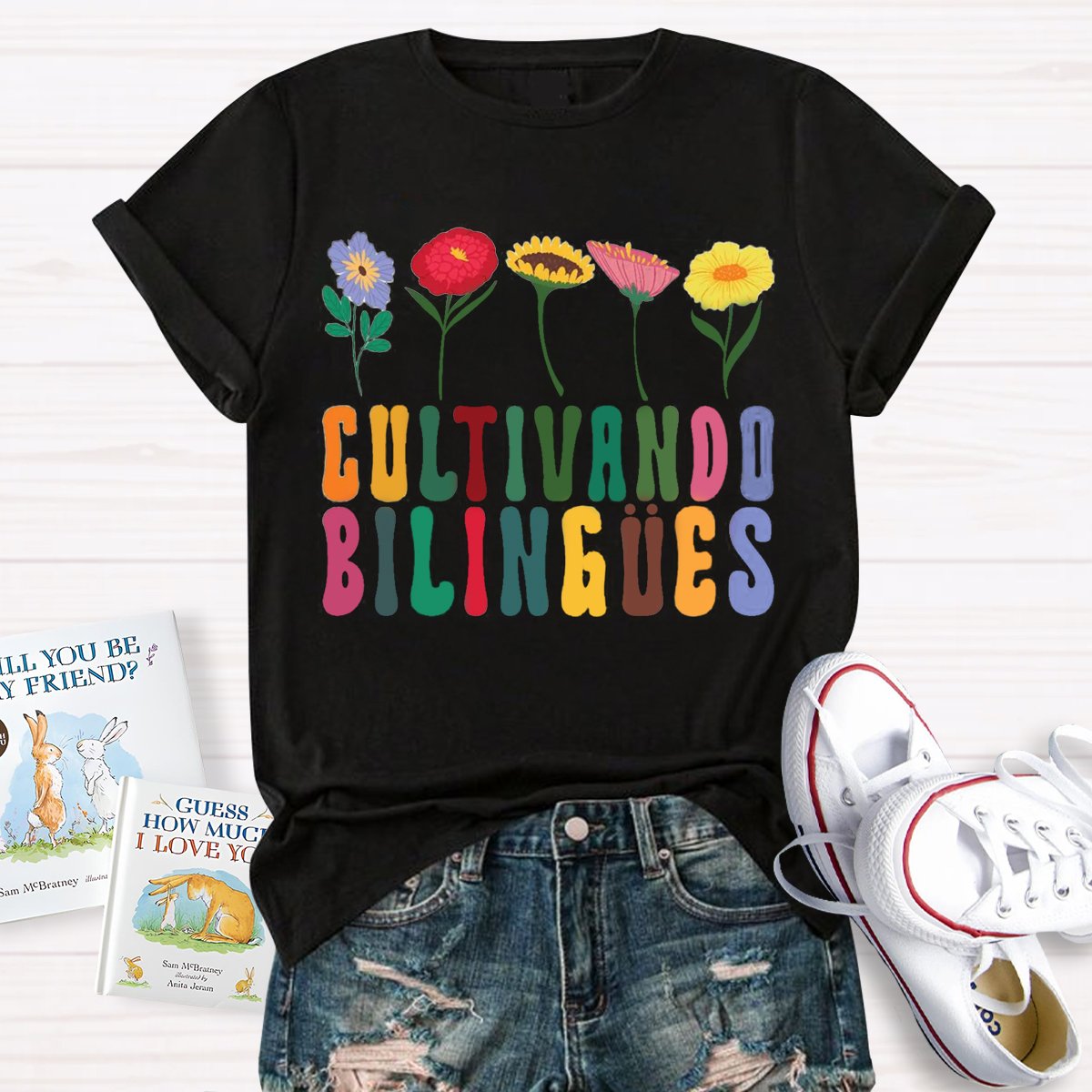 Cultivando Bilingües Bilingual Teacher Shirt