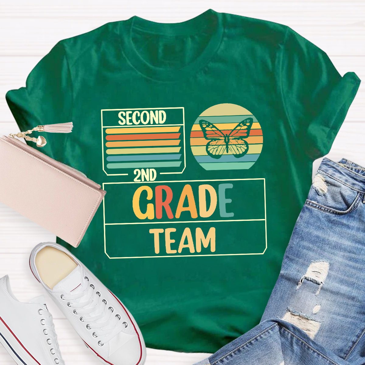 Second 2nd Grade Team Teacher Shirt