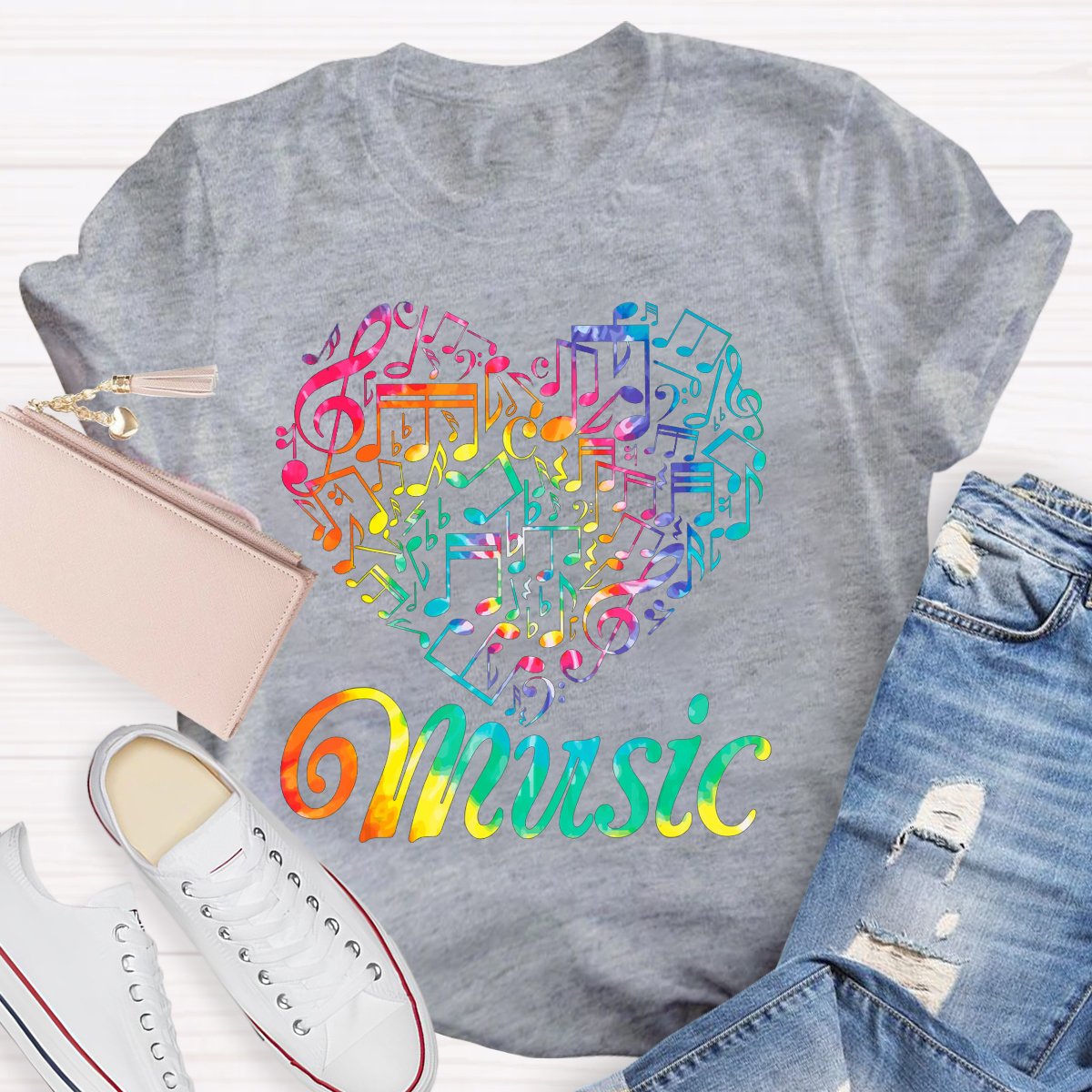 Music Heart Teacher T-Shirt