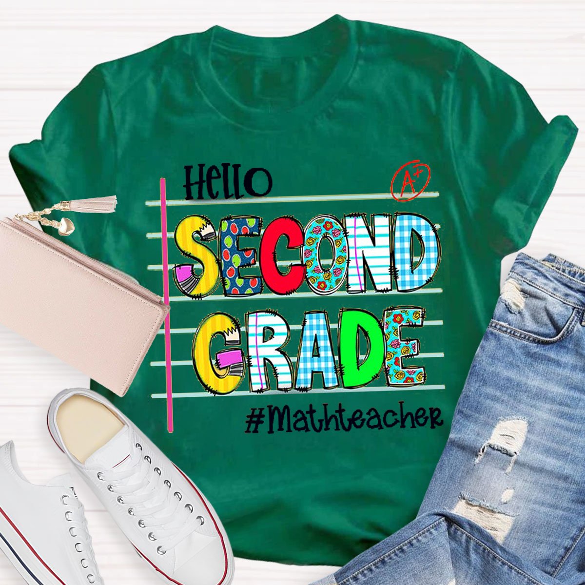 Personalized Grade And Name T-Shirt