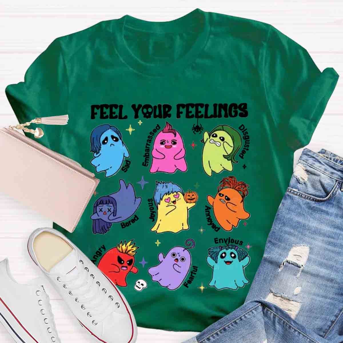 Feel Your Feelings Halloween School Psych Shirt