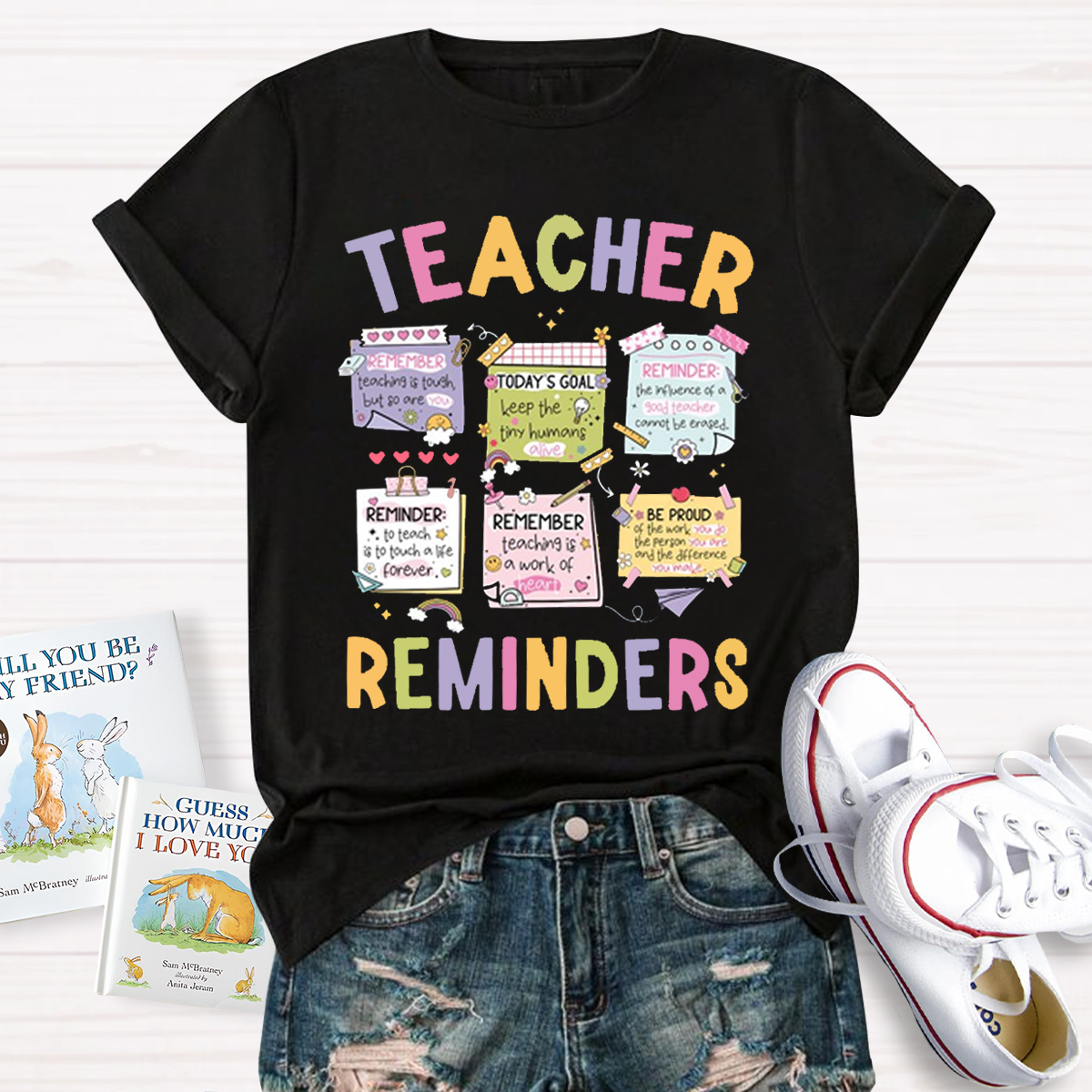 Teacher Reminder Funny Milk Box T-Shirt