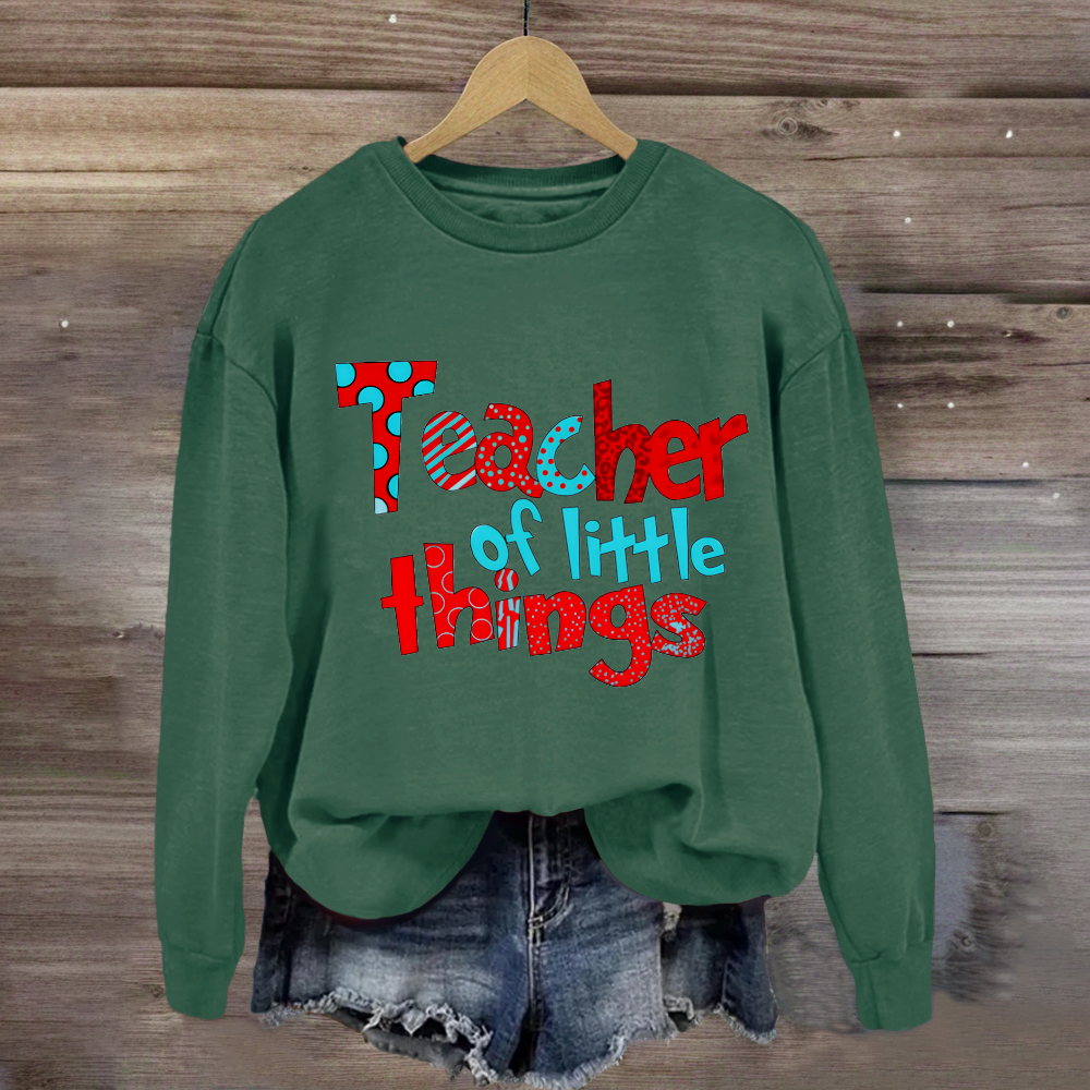 Teacher Of Little Things Sweatshirt