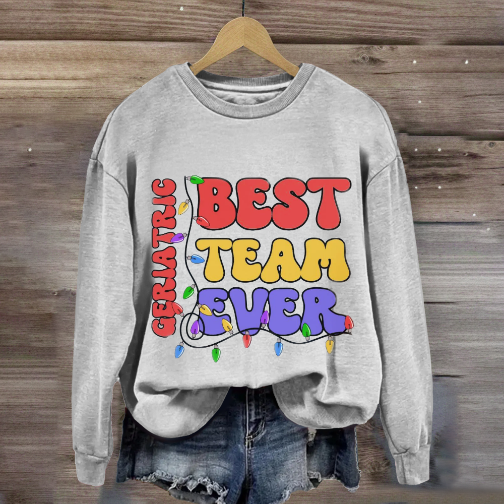 Personalized Team Name Christmas Sweatshirt