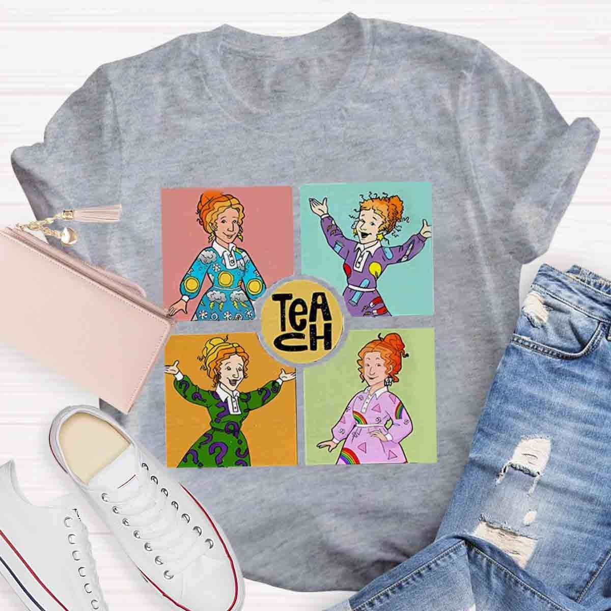 Teach Magic School Bus Teacher T-Shirt